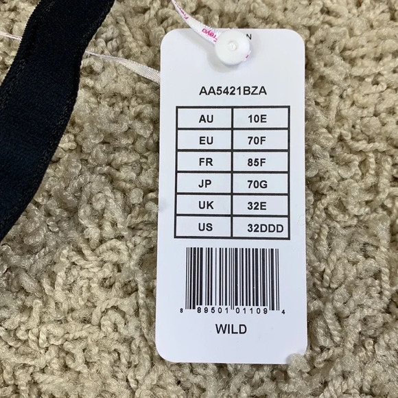 NWT Freya wild underwire plunge bra sz 32DDD - Picture 5 of 8